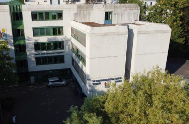 Verbandsgemeinde Verwaltungsgebäude Gartenfeldstraße 12 Trier von oben