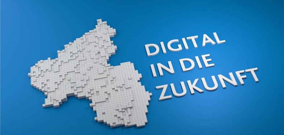 Digital in die Zukunft - Rheinland-Pfalz Grafik