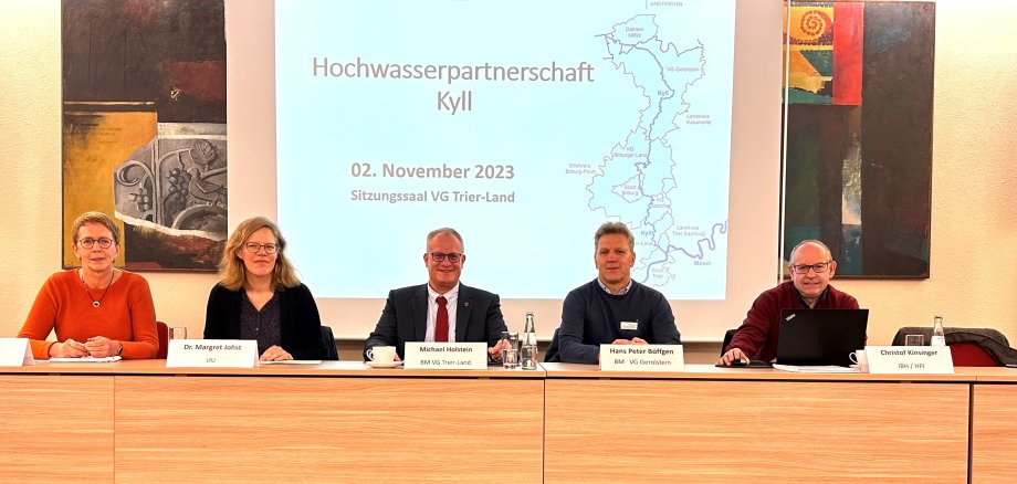 Foto: VG Trier-Land zur Hochwasserpartnerschaft Kyll 