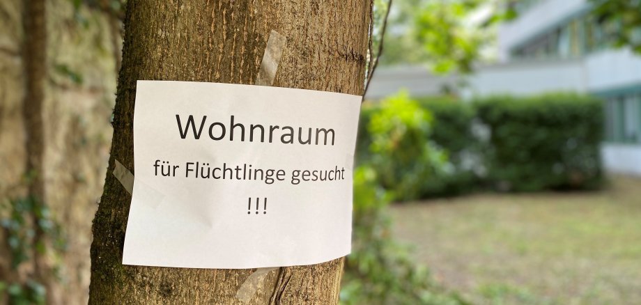 Wohnraum für Flüchtlinge gesucht - Symbolbild