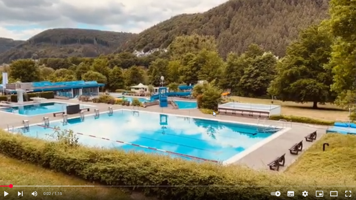 Beispielbild des Kylltalbades aus einem Videoschnipsel bei Youtube