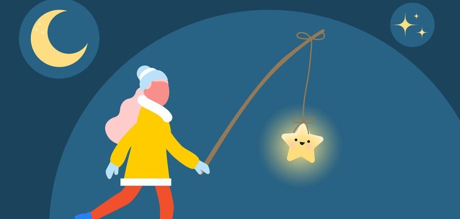 Symbolbild St. Martin - Kind mit Laterne