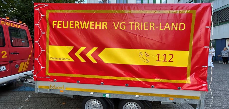 Gefahrenanhänger Feuerwehr Trier-Land