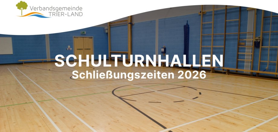 Schulturnhallen - Schließungszeiten 2026 Schulturnhallen - Schließungszeiten 2026