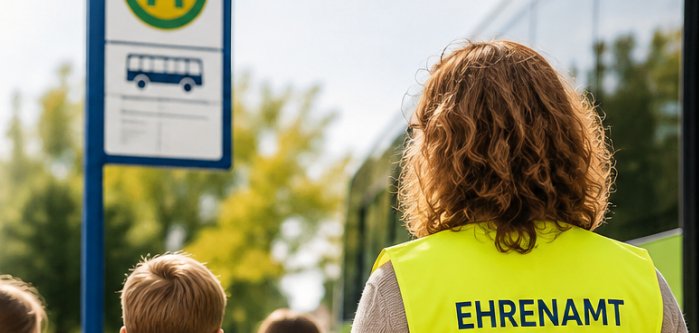 Ehrenamt Bushaltestelle