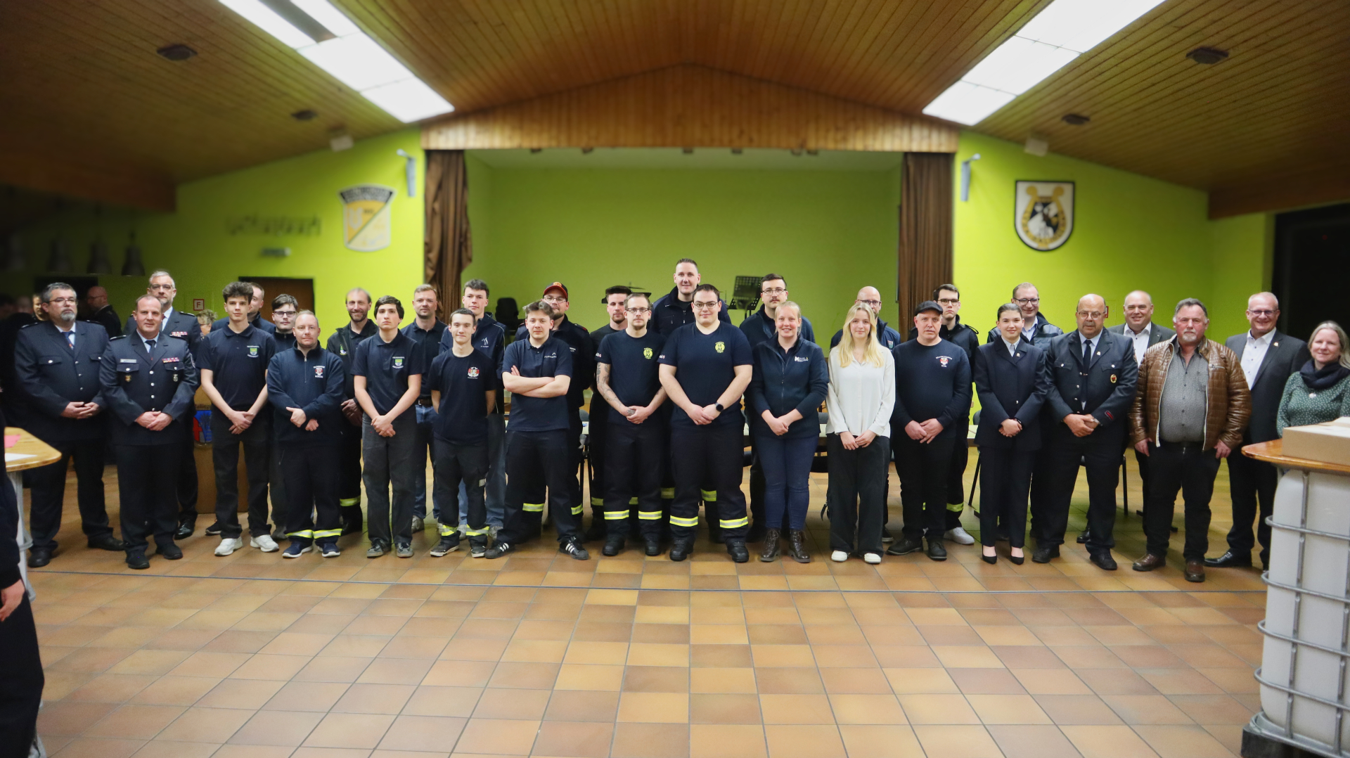 Verpflichtete und Entpflichtete der Feuerwehr Trier-Land