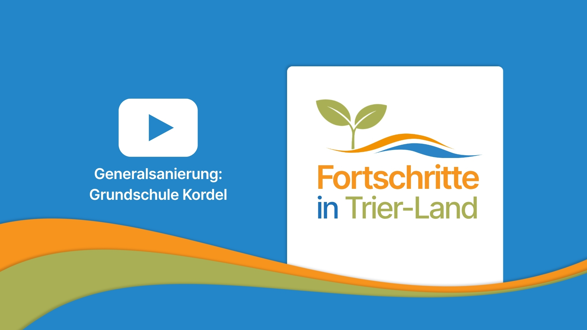 Fortschritte in Trier-Land: Generalsanierung Grundschule Kordel
