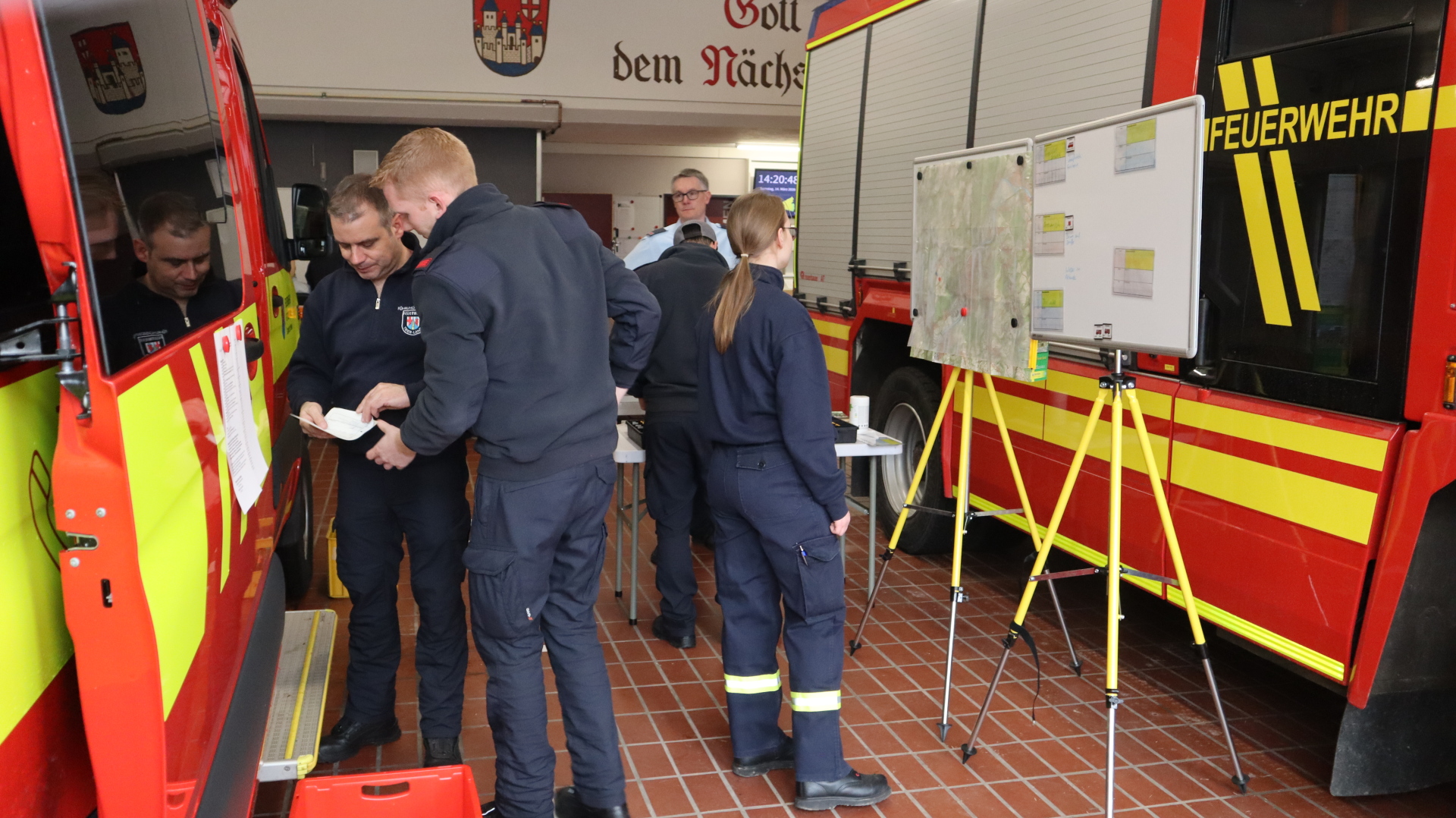 Funkübung Feuerwehr Trier-Land