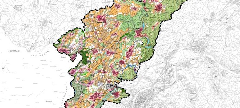 Kartenausschnitt VG Trier-Land