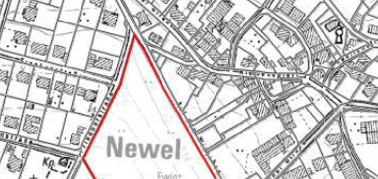 Flächennutzungsplan Newel Kartenansicht
