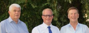 Die Beigeordneten der VG Trier-Land Gruppenfoto Bürgermeister Holstein mit Beigeordneten