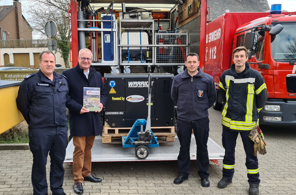 Helfer-Stab gGmbH spendet Stromaggregat